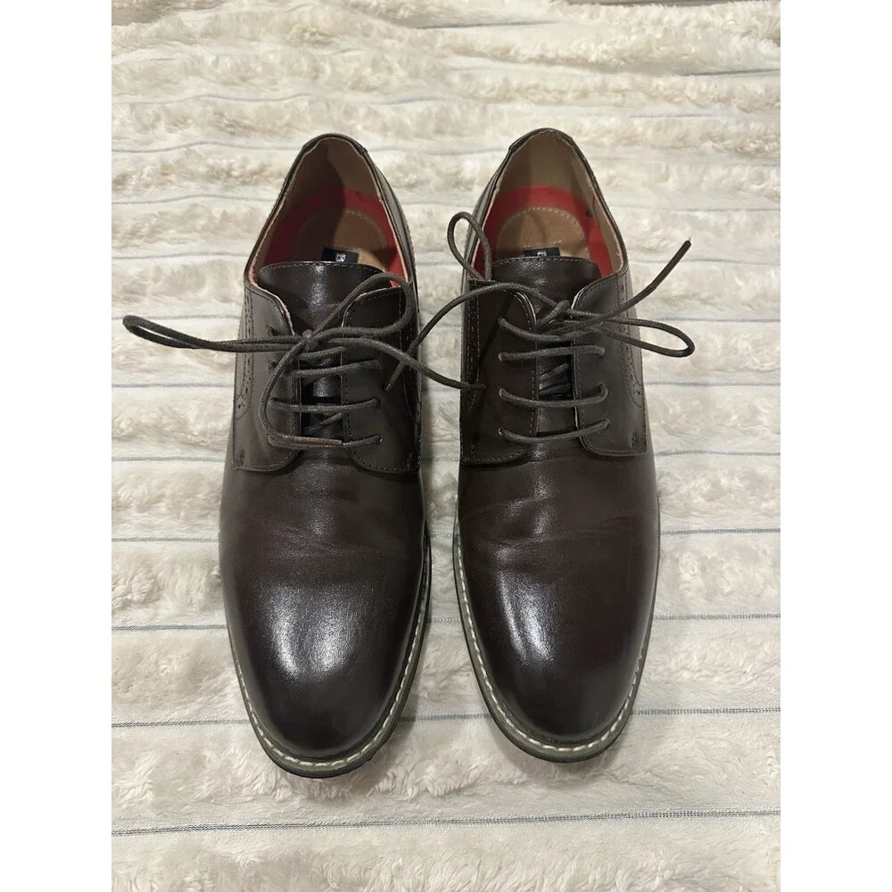 Bruno Marc Men’s Faux Leather Dress Shoes Size 8.5M